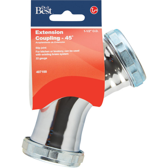 Do it Best 1-1-2 In. Chrome-Plated Elbow DIB132 407100