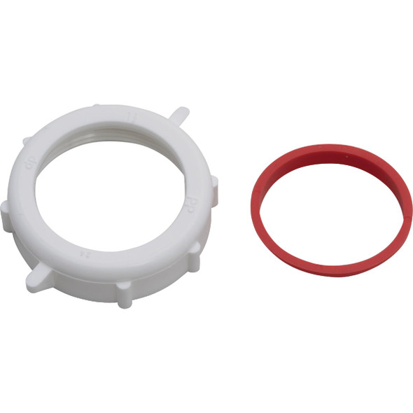 Keeney 1-1/2 In. x 1-1/2 In. White Plastic Slip Joint Nut 55WKHB