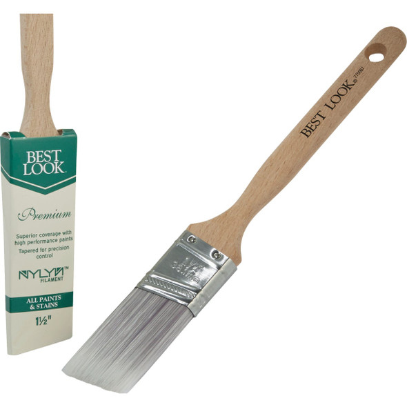 Best Look Premium 1.5 In. Angle Nylyn Paint Brush DIB 422-150