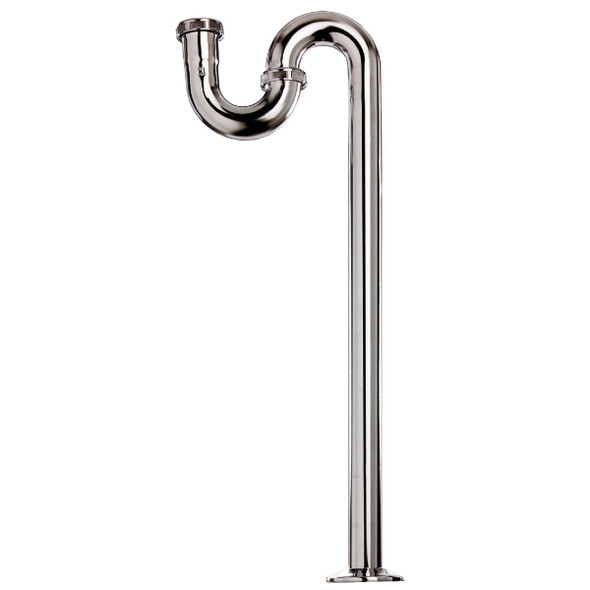 Do it Best 1-1/4 In. x 20-1/2 In. Polished Chrome Plated S-Trap DIB200CP