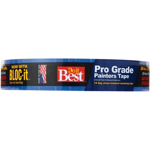 Do it Best Pro Grade 0.94 In. x 60 Yd. Blue Painter's Masking Tape 99612 799812