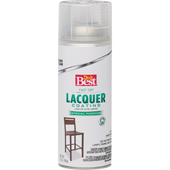 Do it Best 11 Oz. Clear High Gloss Spray Lacquer 203291D 781540