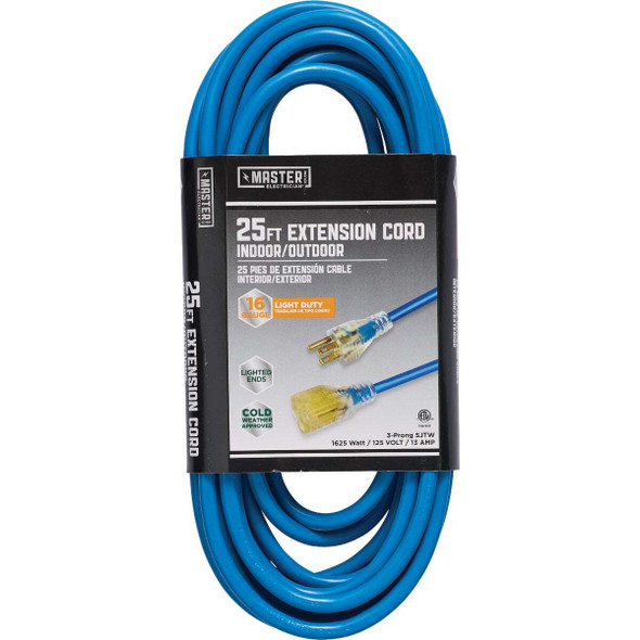 Master Electrician 25 Ft. 16/3 Outdoor Extension Cord 02367-06ME