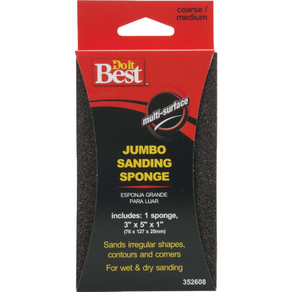 SIM Supply, Inc. 36/80 Sanding Sponge 352608GA
