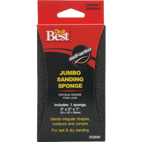 SIM Supply, Inc. 36/80 Sanding Sponge 352608GA
