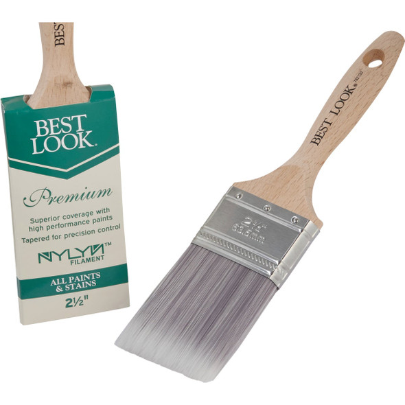 Best Look Premium 2.5 In. Flat Nylyn Paint Brush DIB 436-250