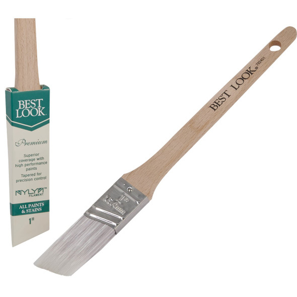 Best Look Premium 1 In. Thin Angle Nylyn Paint Brush DIB 421-100