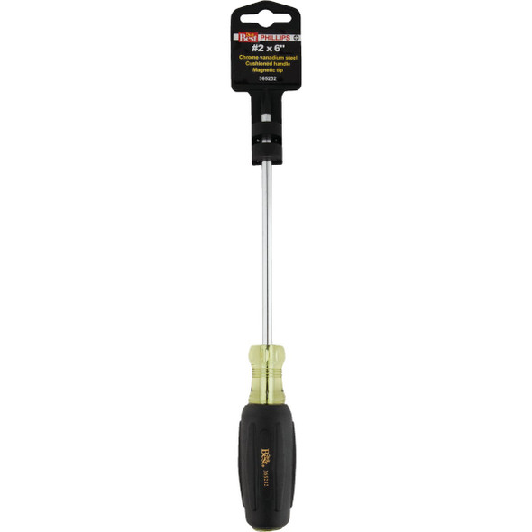 Do it Best #2 x 6 In. Professional Phillips Screwdriver Do it Best #2 x 6 In. Professional Phillips Screwdriver