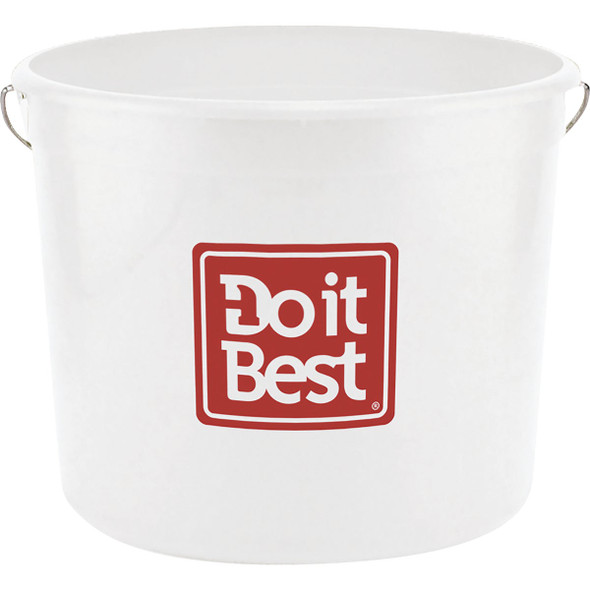 Do it Best 5 Qt. White Polysteel Bucket 1044483