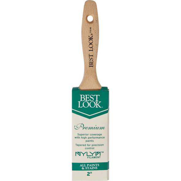 Best Look Premium 2 In. Flat Nylyn Paint Brush