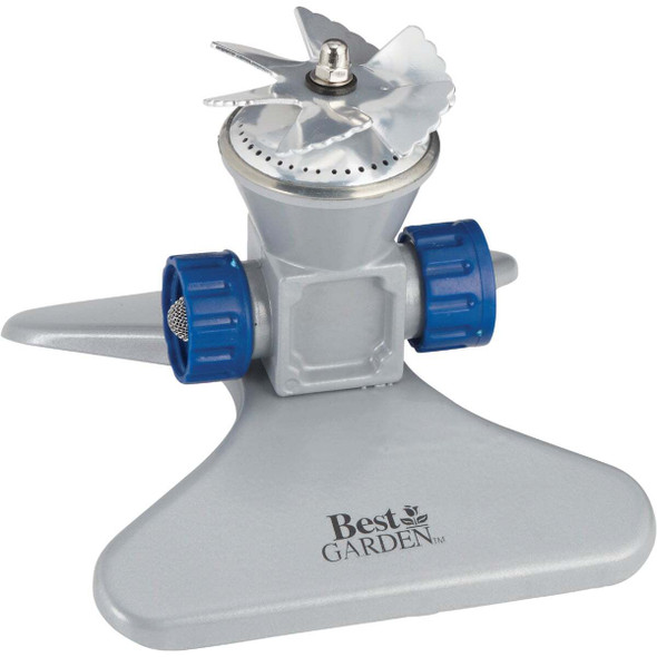 Best Garden Metal 35 Ft. Dia. 6-Blade Rotary Sprinkler JR901