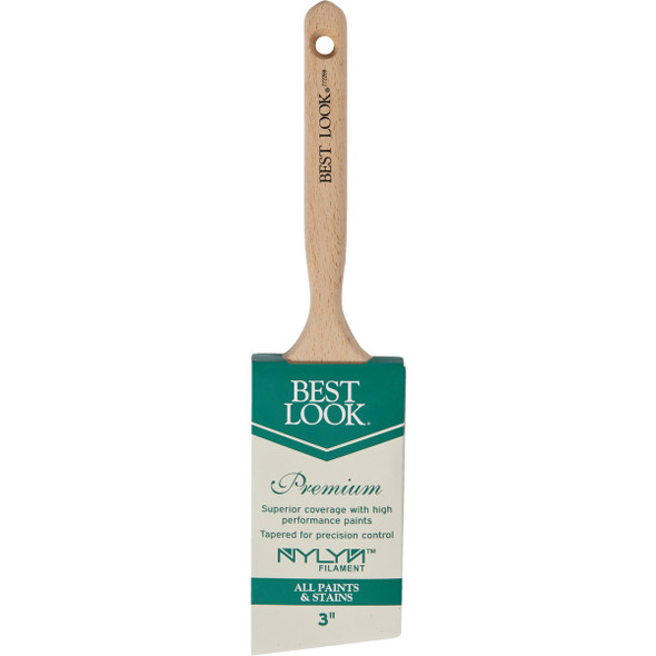 Best Look Premium 3 In. Angle Nylyn Paint Brush