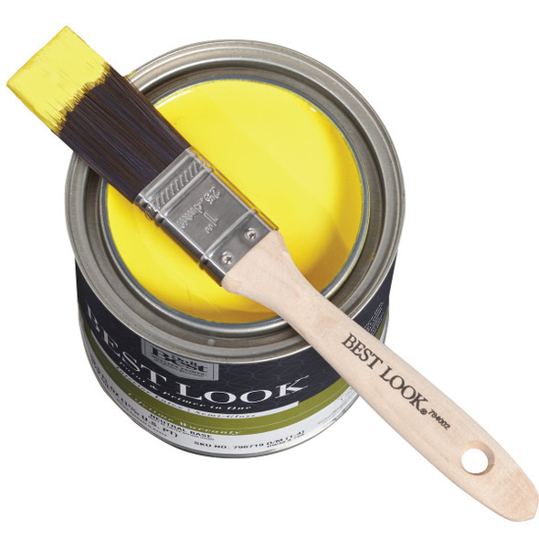 Best Look 1 In. Flat Polyester Paint Brush Best Look 1 In. Flat Polyester Paint Brush