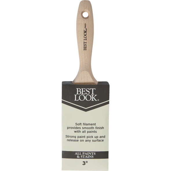 Best Look 3 In. Flat Polyester Paint Brush Best Look 3 In. Flat Polyester Paint Brush