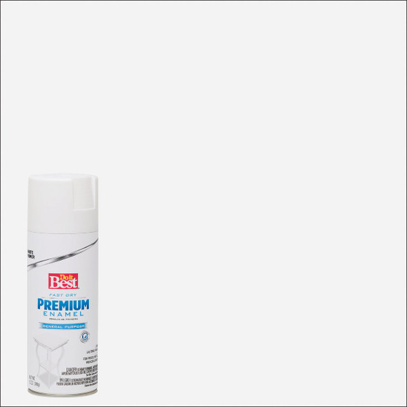 Do it Best Premium Enamel White 12 Oz. All-Purpose Spray Paint Primer 245208D