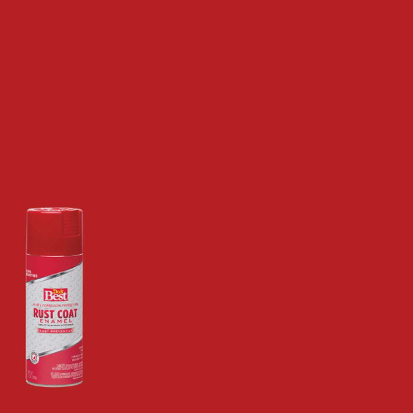 Do it Best Rust Coat Gloss Bright Red 12 Oz. Anti-Rust Spray Paint 203543D