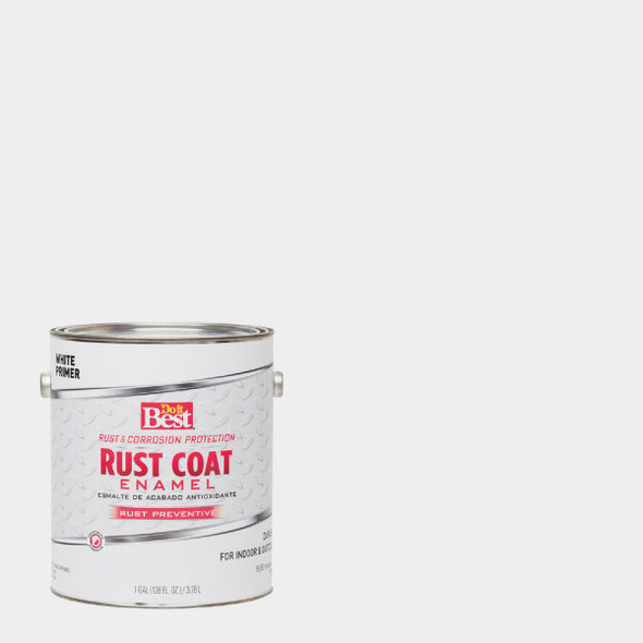 Do it Best Rust Coat Enamel Primer, White, 1 Gal. 203708D