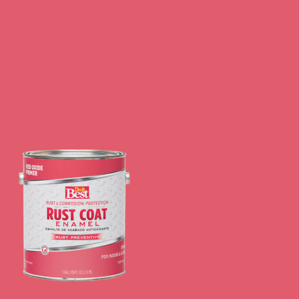 Do it Best Rust Coat Enamel Primer, Red Oxide, 1 Gal. 203371D