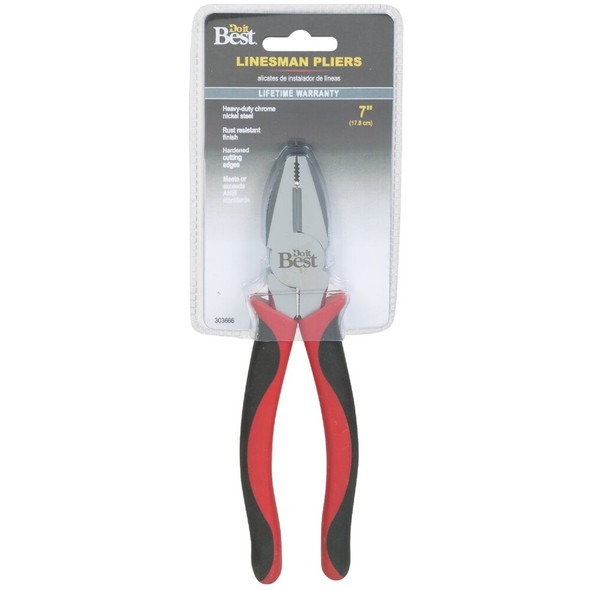 Do it Best 7 In. Linesman Pliers 303666 303666