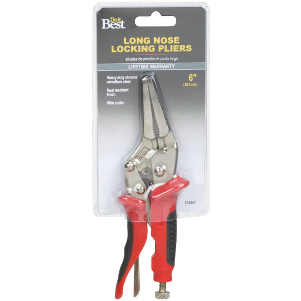 Do it Best 6 In. Long Nose Locking Pliers
