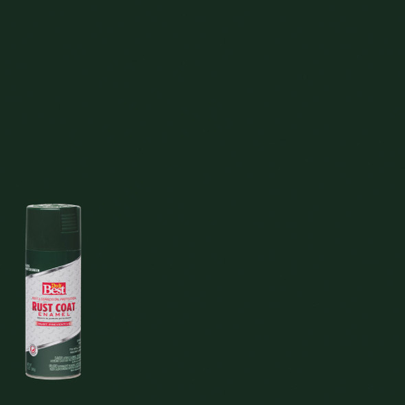 Do it Best Rust Coat Gloss Hunter Green 12 Oz. Anti-Rust Spray Paint 203616D