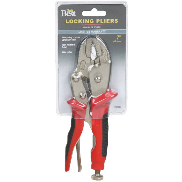 Do it Best 7 In. Curved Jaw Locking Pliers