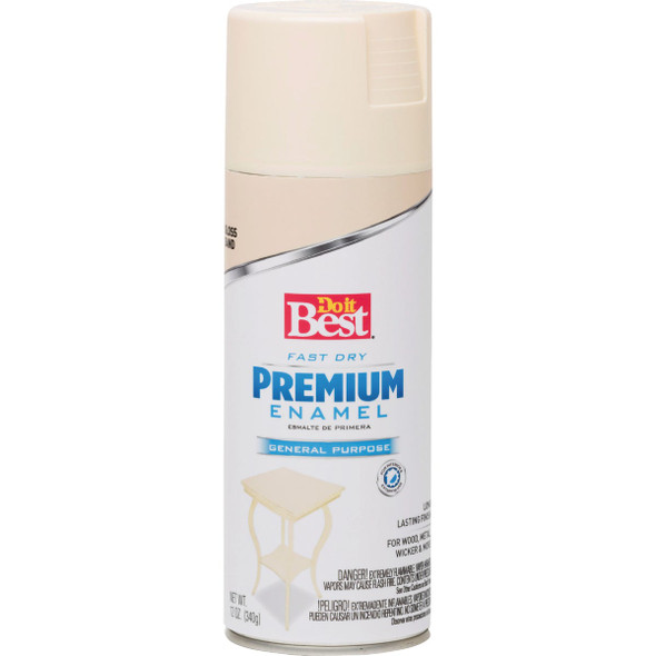 Do it Best Premium Enamel 12 Oz. Gloss Spray Paint, Sand 203496D 770752