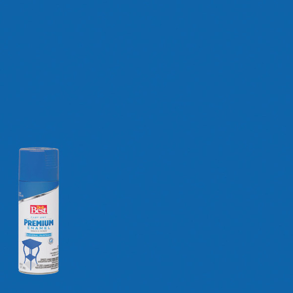 Do it Best Premium Enamel 12 Oz. Gloss Spray Paint, Ocean Blue 203445D