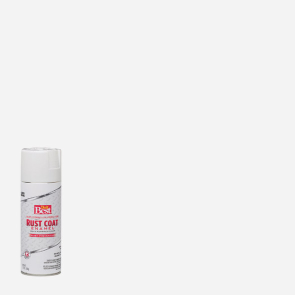 Do it Best Rust Coat Enamel Gloss White 12 Oz. Anti-Rust Spray Paint 203505D