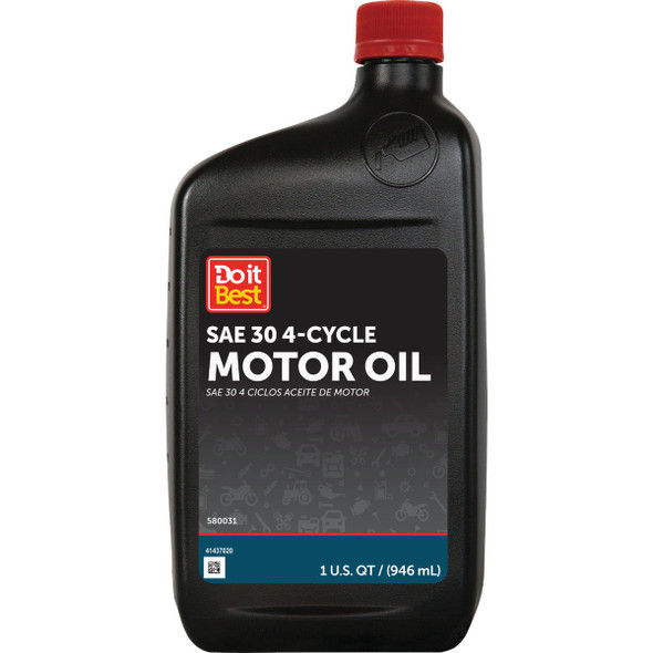 Do it Best 1 Qt. 30W 4-Cycle Engine Oil DBPM1QT Pack of 6