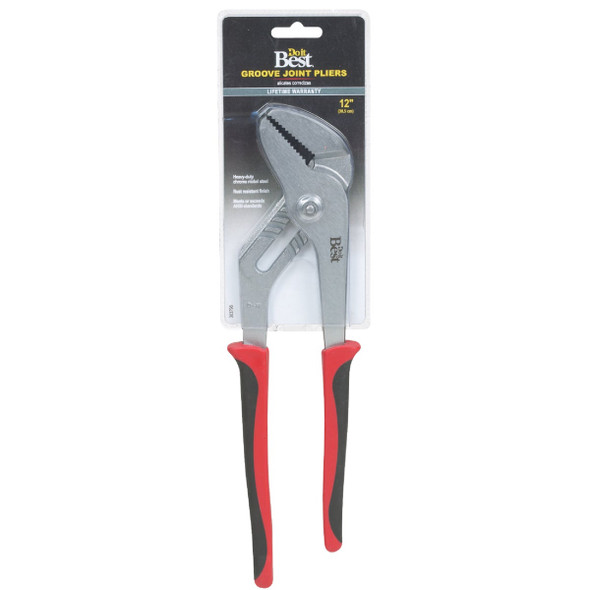 Do it Best 12 In. Straight Jaw Groove Joint Pliers 303798 303798