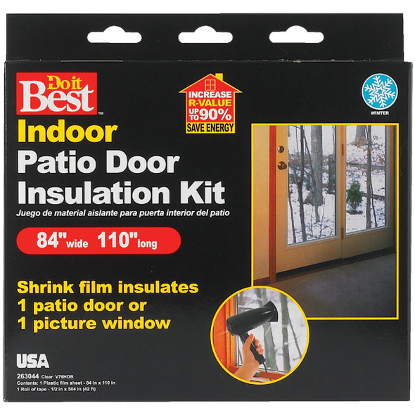 Do it Best 84 In. x 110 In. Indoor Shrink Film Window Kit V76HDB