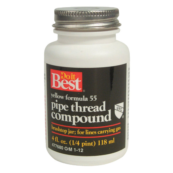 Do it Best 4 Fl. Oz. Yellow Formula 55 Pipe Thread Sealant D25215