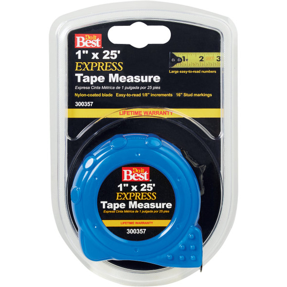 Do it Best Express 25 Ft. Power Tape Measure 300357 300357
