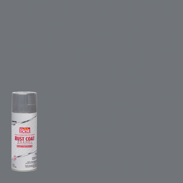 Do it Best Rust Coat Gloss Aluminum 12 Oz. Anti-Rust Spray Paint 203508D
