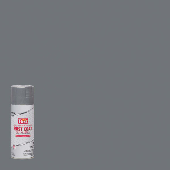 Do it Best Rust Coat Gloss Aluminum 12 Oz. Anti-Rust Spray Paint 203508D