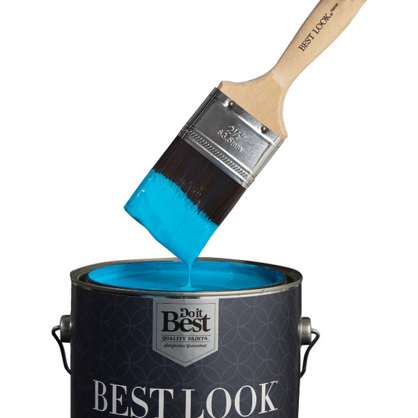 Best Look 2.5 In. Flat Polyester Paint Brush 789588 789588