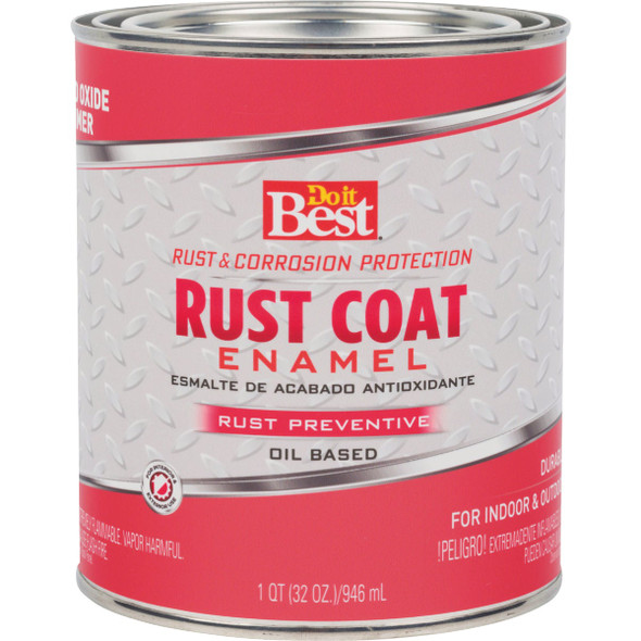Do it Best Rust Coat Enamel Primer, Red Oxide, 1 Qt. 203577D 772089