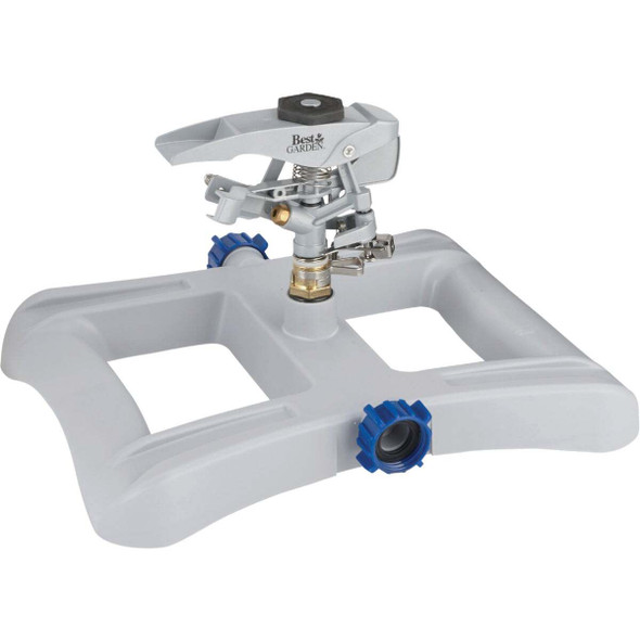 Best Garden Poly & Metal 5800 Sq. Ft. Sled Impulse Sprinkler JR0736