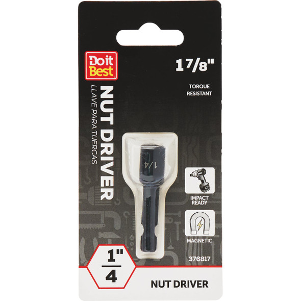 Do it Best 1/4 In. x 1-7/8 In. Magnetic Nutdriver Bit QJDIB-NS-001