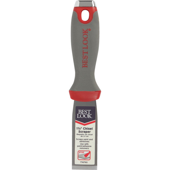Best Look 1-1/4 In. Stiff Ergo Chisel Scraper