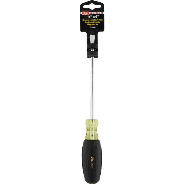 Do it Best 1/4 In. x 6 In. Professional Slotted Screwdriver