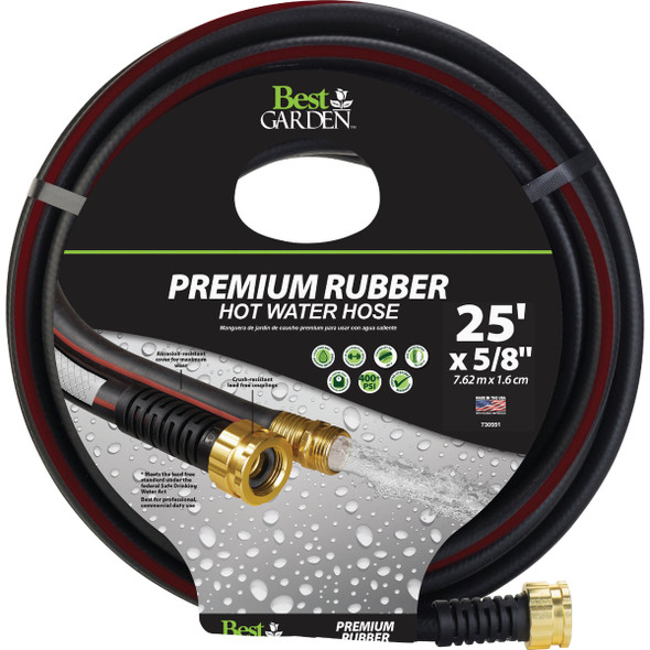 Best Garden 5/8"x25' Prem Rubr Hose DBSGHB58025