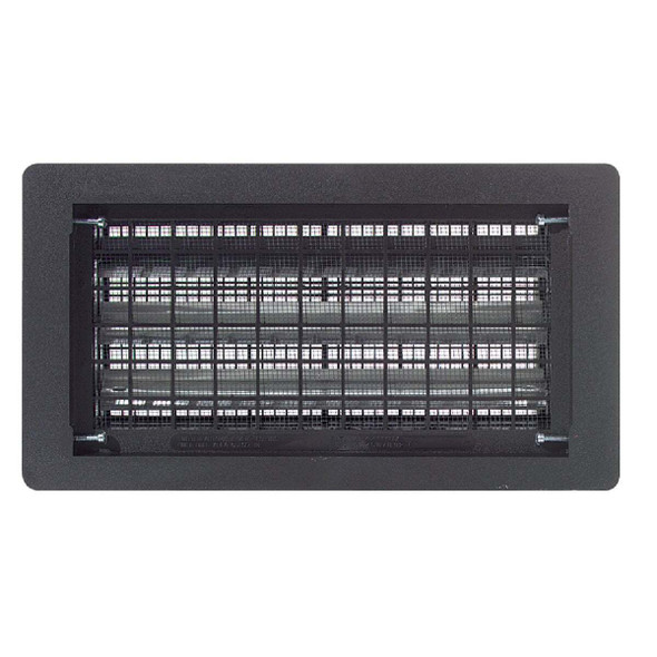 AirVent 8 In. x 16 In. Black Automatic Foundation Ventilator RABL
