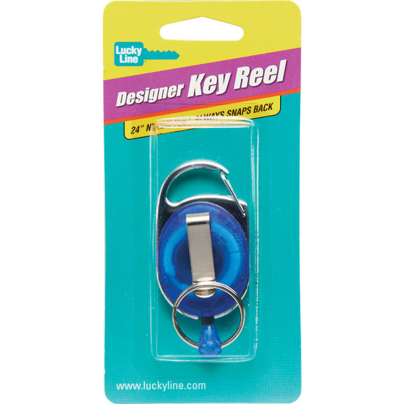 Lucky Line Retractable 24 In. Retractable Key Chain 64001 570304