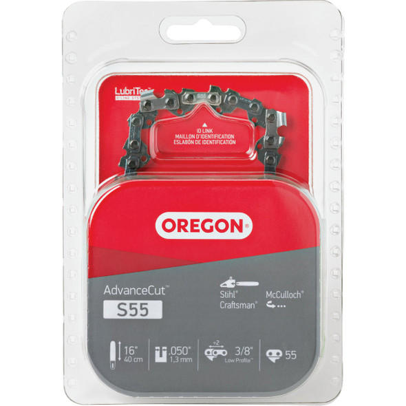 AdvanceCut 16" Repl Saw Chain S55