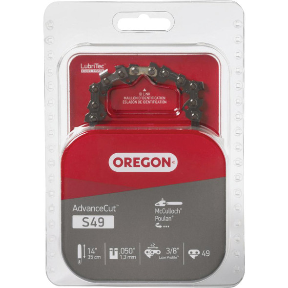 Oregon AdvanceCut 14 In. 49-Link Chainsaw Chain S49