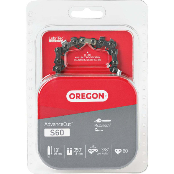Oregon AdvanceCut 18 In. 60-Link Saw Chain S60