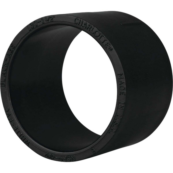 Charlotte Pipe 2 In. No Stop Hub x Hub Repair ABS Coupling ABS 00130  0800HA
