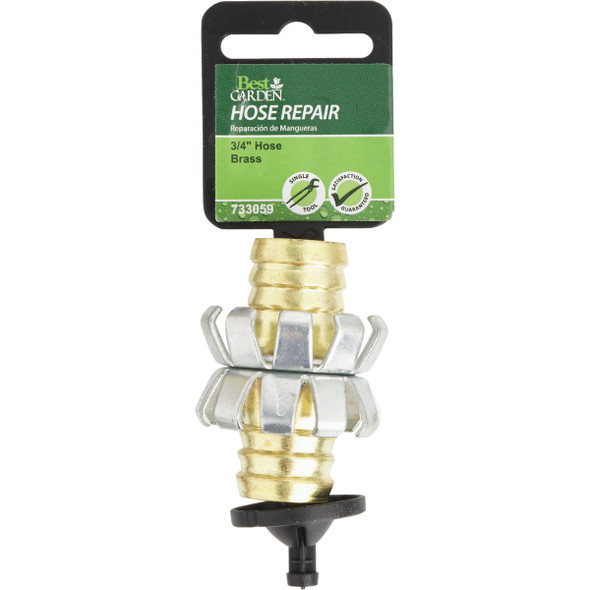 Best Garden 3-4 In. Brass Mid-Hose Mender GB-013 733059